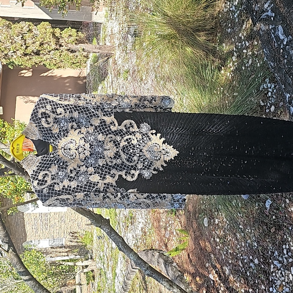 WOMENS Black Tie sequins  dress